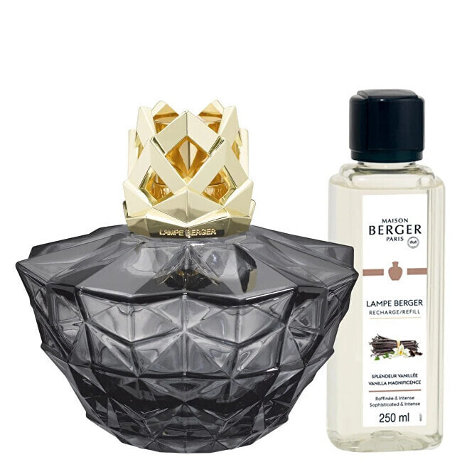 Kali black catalytic lamp gift set + Magnificent vanilla refill 250 ml