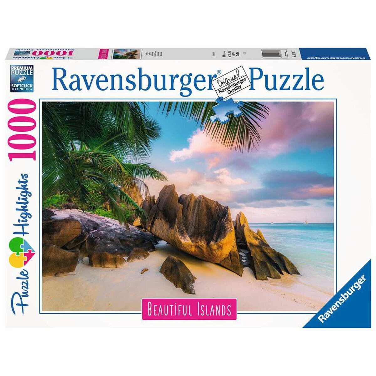 Головоломка Ravensburger 169078 Seychelles 1000 Предметы