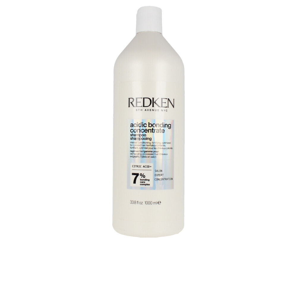 Redken Acidic Bonding Concentrate Shampoo Концентрированный безсульфатный шампунь с лимонной кислотой для окрашенных волос 1000 мл