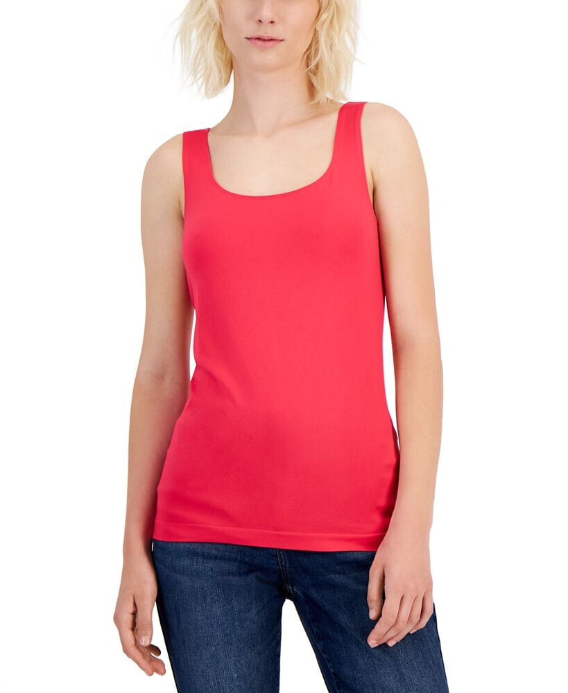 I.N.C. International Concepts women's Seamless Scoop-Neck Tank Top, Created for Macy's
