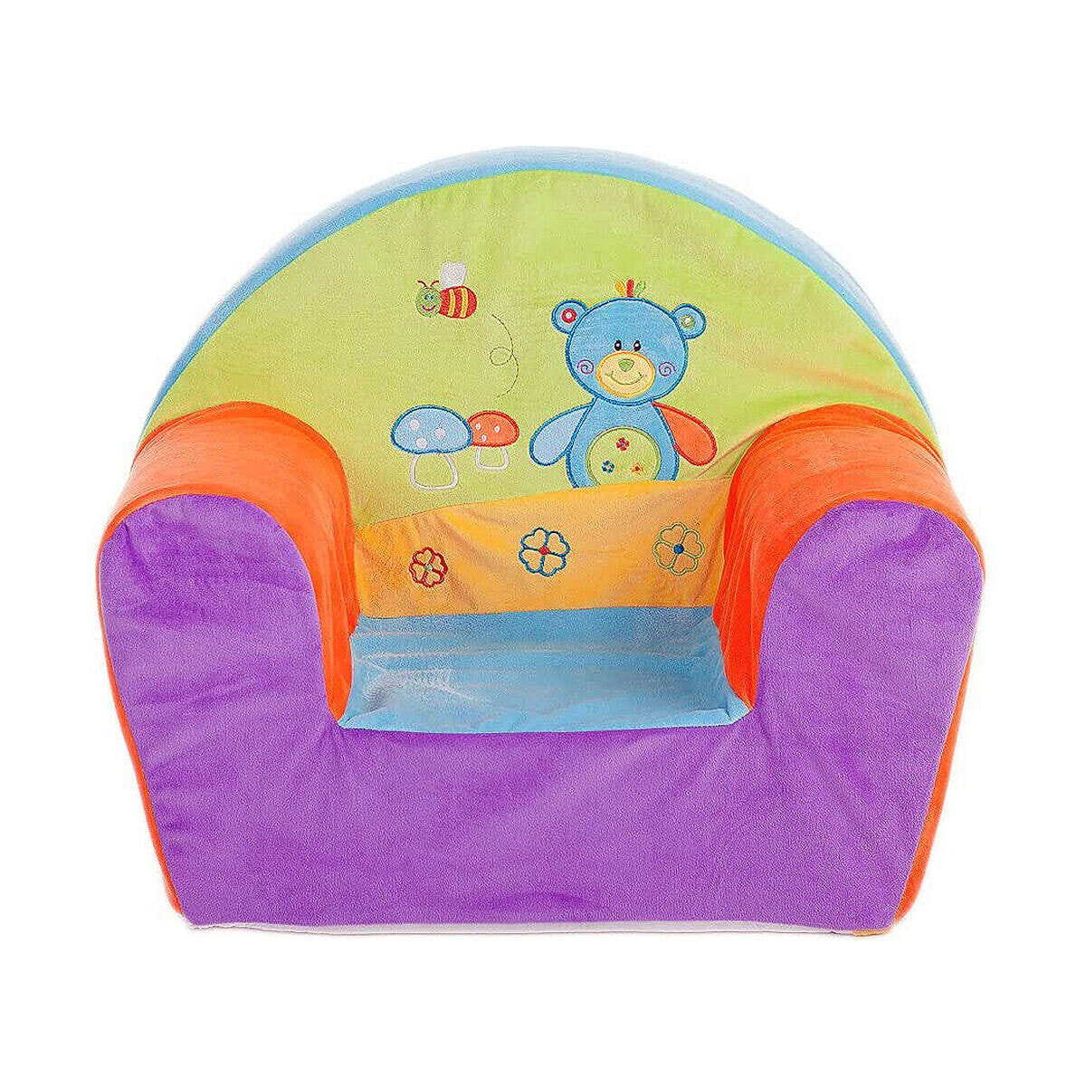 Детское кресло Разноцветный Медведь 44 x 34 x 53 cm