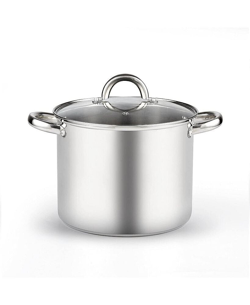 Cook N Home basics Stainless Steel Stockpot with lid 8 QT