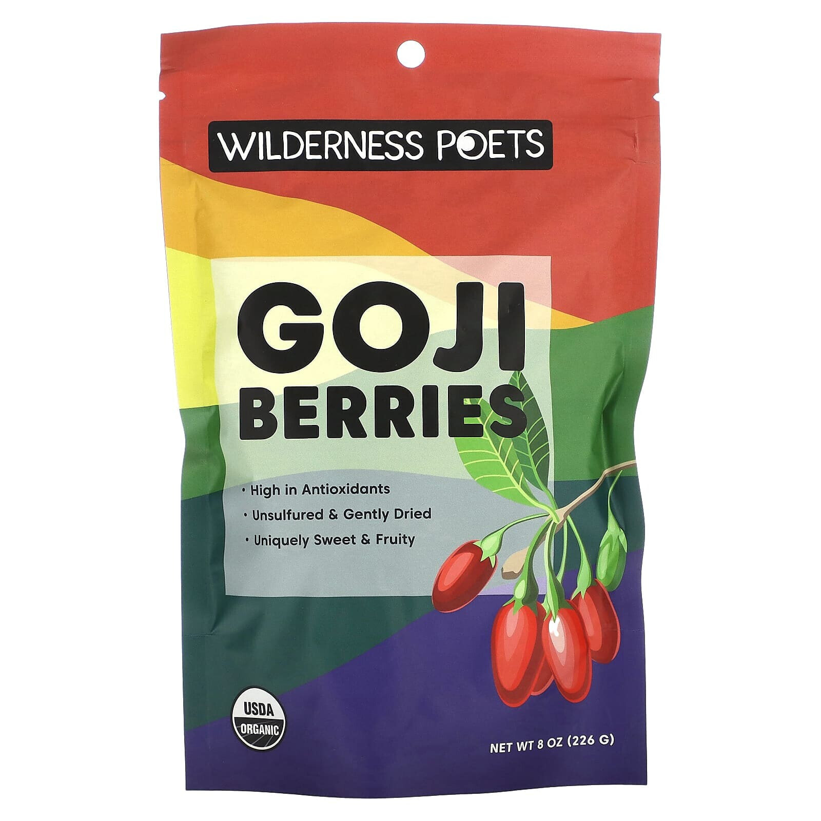 Wilderness Poets, органические ягоды годжи, 226 г (8 унций)