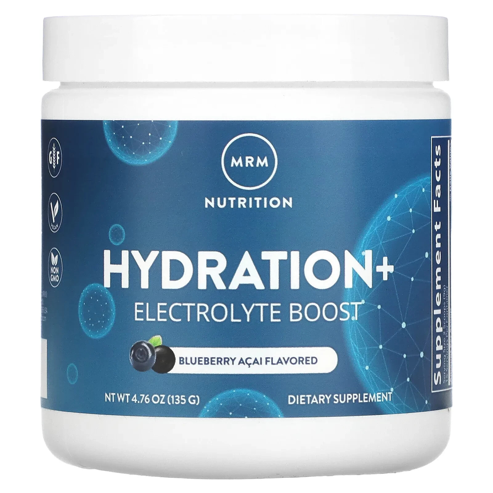 MRM Nutrition, Hydration+ Electrolyte Boost, Orange Mango, 4.67 oz (135 g)