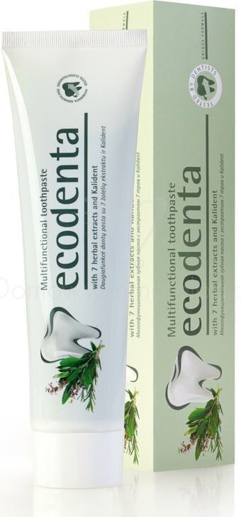 Ecodenta Multifunctional Toothpaste Зубная паста с экстрактами трав для здоровых десен с свежего дыхания 100 мл
