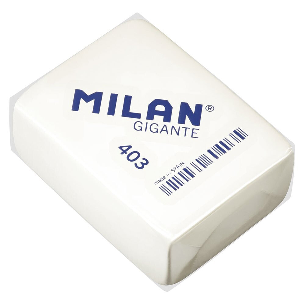 MILAN Box 3 Giant Soft Synthetic Rubber Eraser For CleaninGr And ErasinGr Industrial Type (Wrapped)