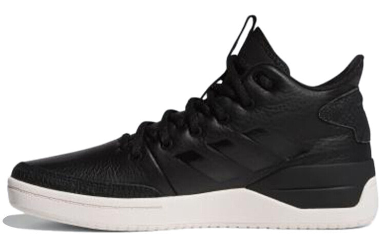 adidas neo Bball80s 中帮 复古篮球鞋 女款 黑白 / Кроссовки Adidas NEO Bball80s G25763
