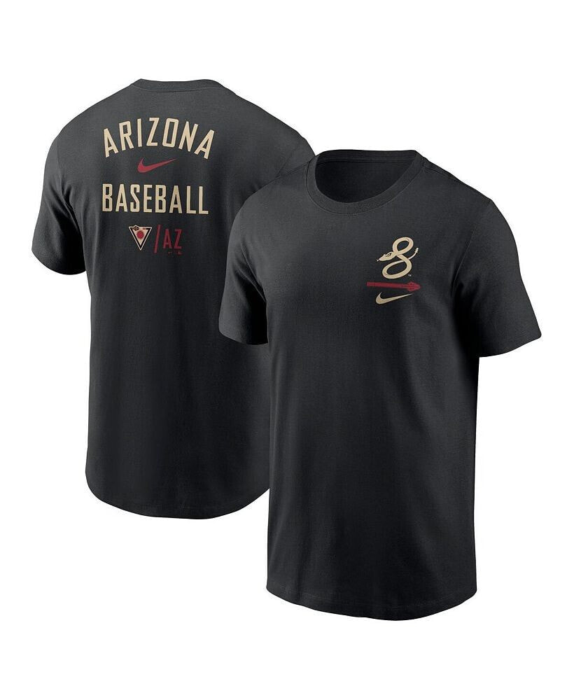 Nike men's Black Arizona Diamondbacks City Connect 2-Hit T-shirt