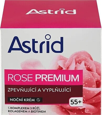 Straffende Gesichtscreme für die Nacht - Astrid Rose Premium 55+