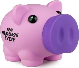 Mr. DRAGON Piggy bank violet "for sweet life"