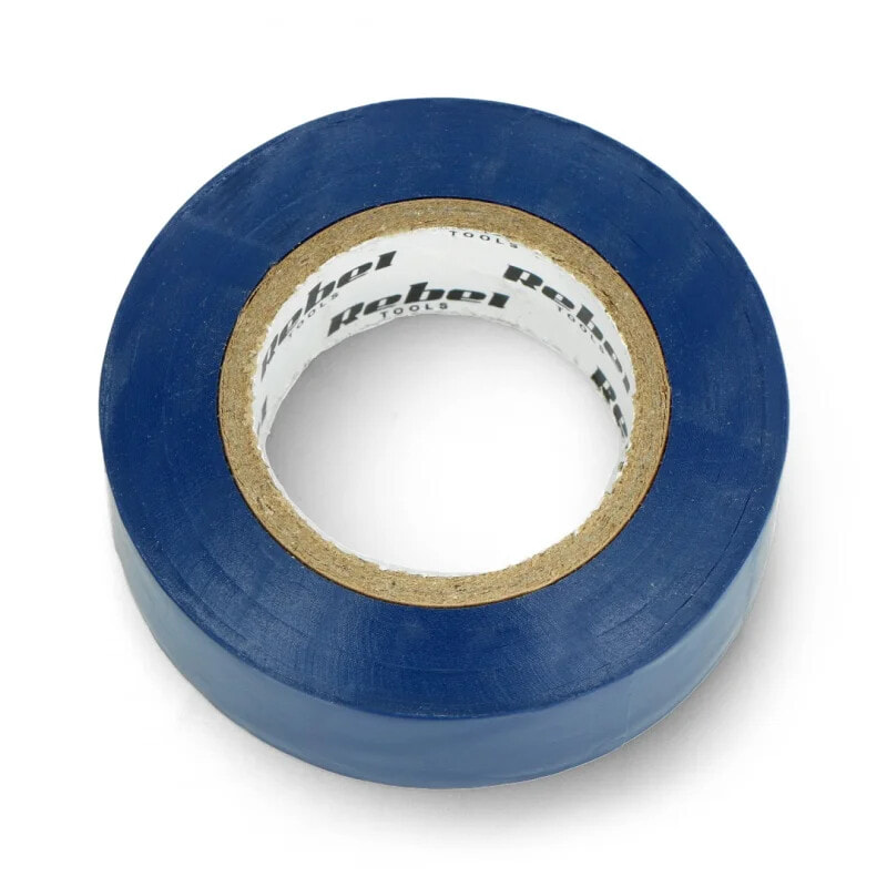 Insulating tape Rebel 0,13x19mm x 18,2m blue
