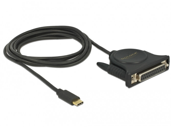 DeLOCK 62980 кабельный разъем/переходник USB Type C Параллельный Черный