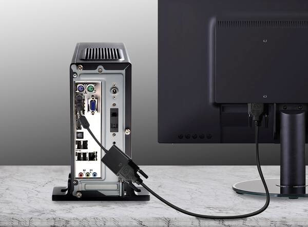 Renkforce RF-3301134 видео кабель адаптер 0,15 m DVI-D VGA (D-Sub) Черный