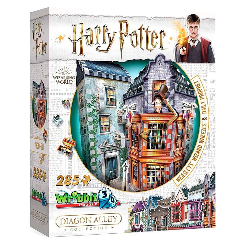 WREBBIT Harry Potter Weasley Wizards Wheezes&Daily Prophet 3D Puzzle