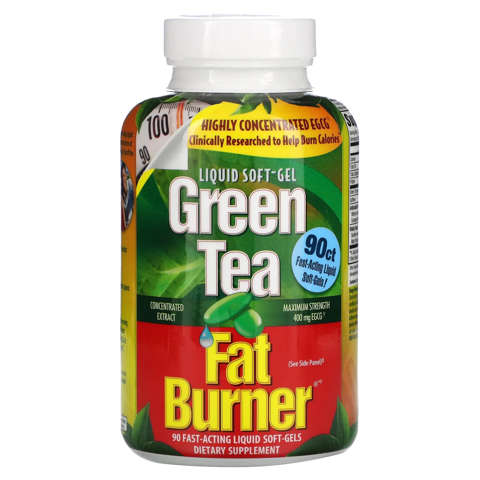 Applied Nutrition, Green Tea Fat Burner, 30 Fast-Acting Liquid Soft-Gels