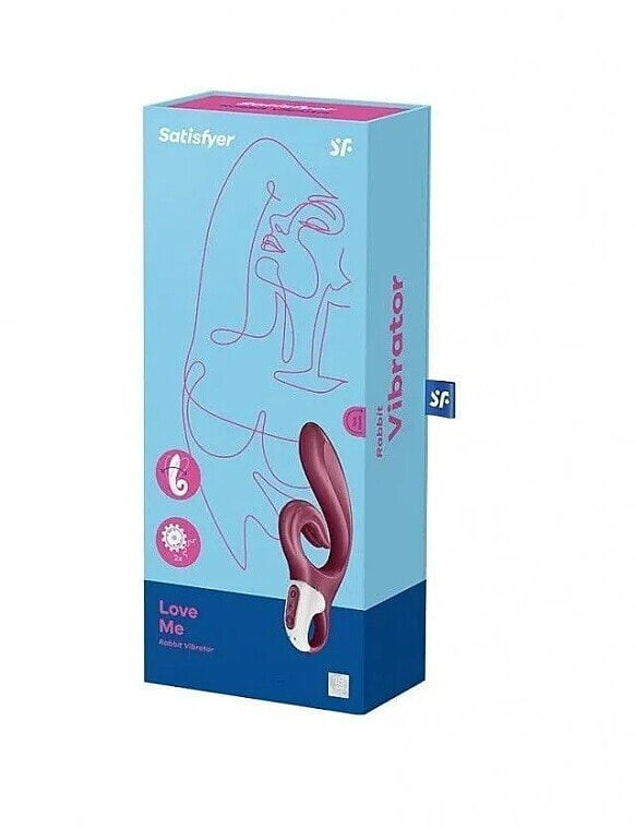 Kaninchenvibrator rot - Satisfyer Love Me Red