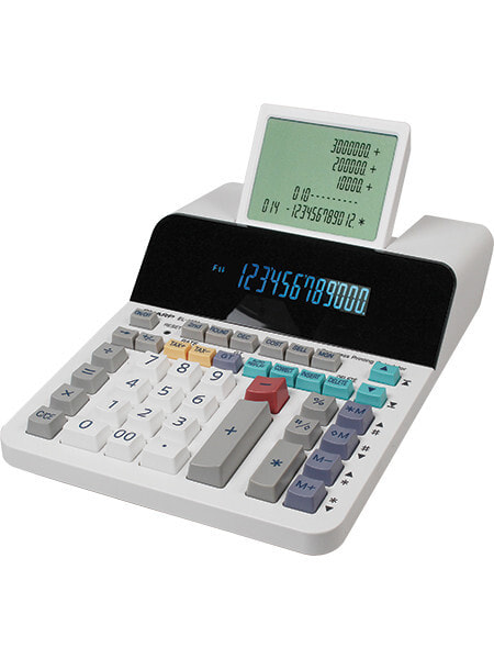 Sharp EL-1901 калькулятор Настольный Дисплей Белый