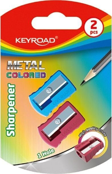 Keyroad Temperówka aluminiowa z jednym otworem 2 sztuki