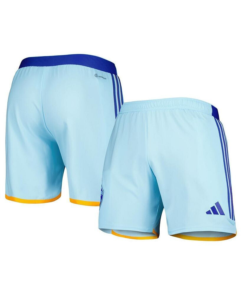 adidas men's Light Blue Colorado Rapids 2023 Away AEROREADY Authentic Shorts