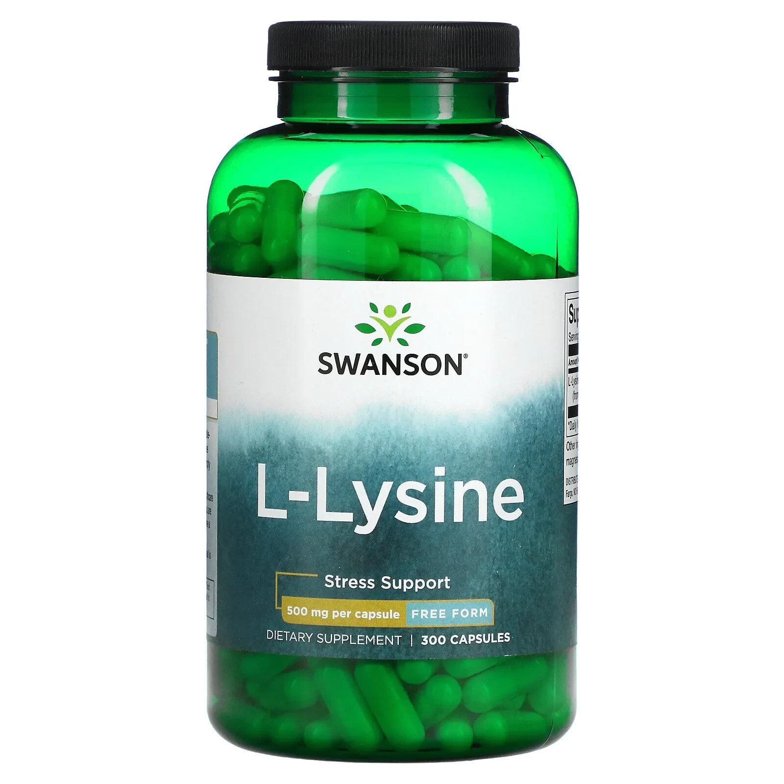 L-Lysine, 500 mg, 100 Capsules