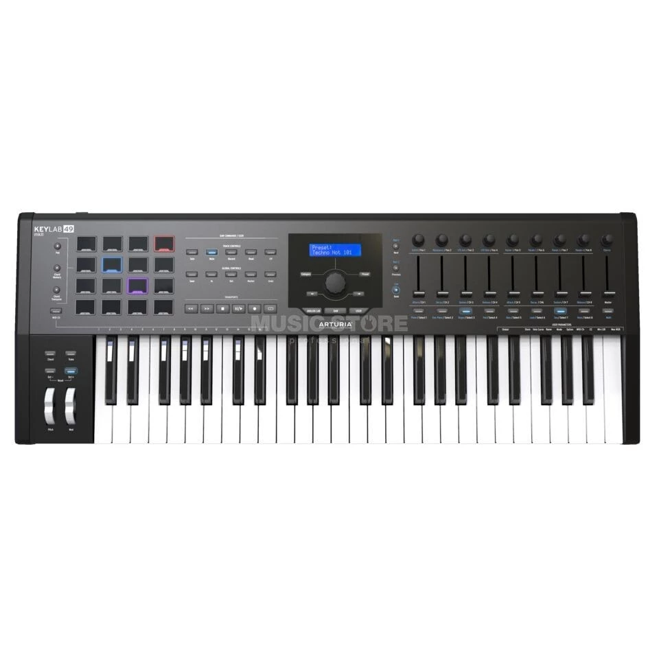 Arturia KeyLab MkII 49 Black Midi Keyboard