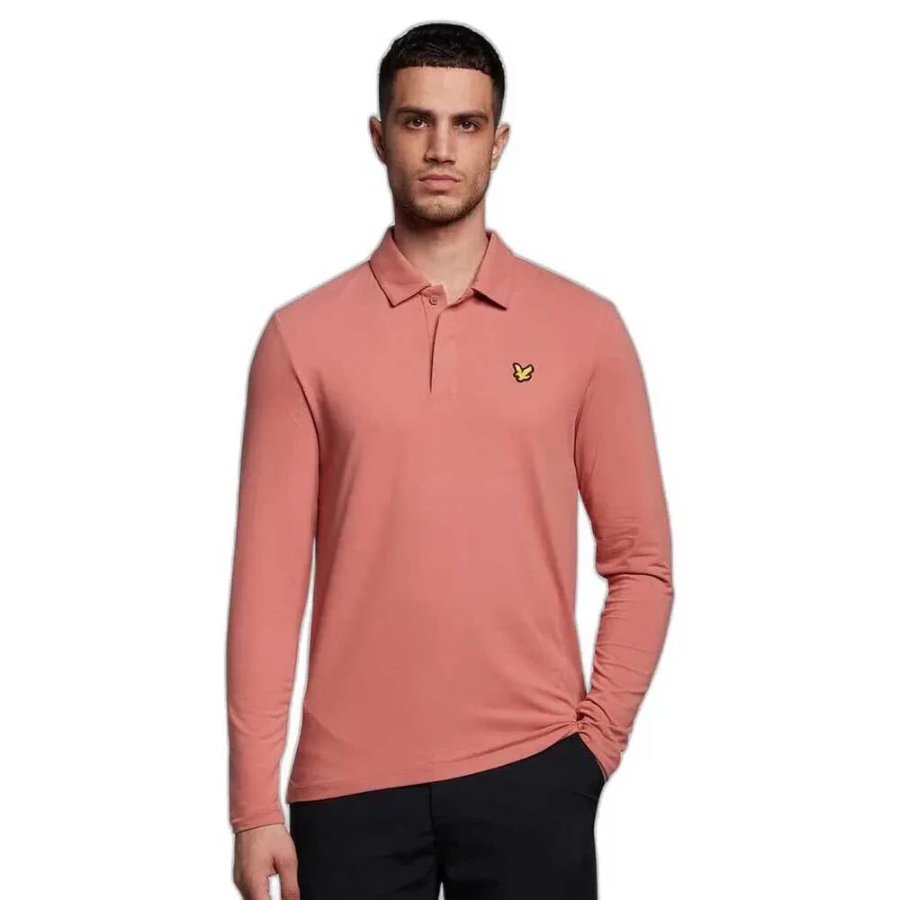 LYLE & SCOTT Concealed Button Long Sleeve Polo