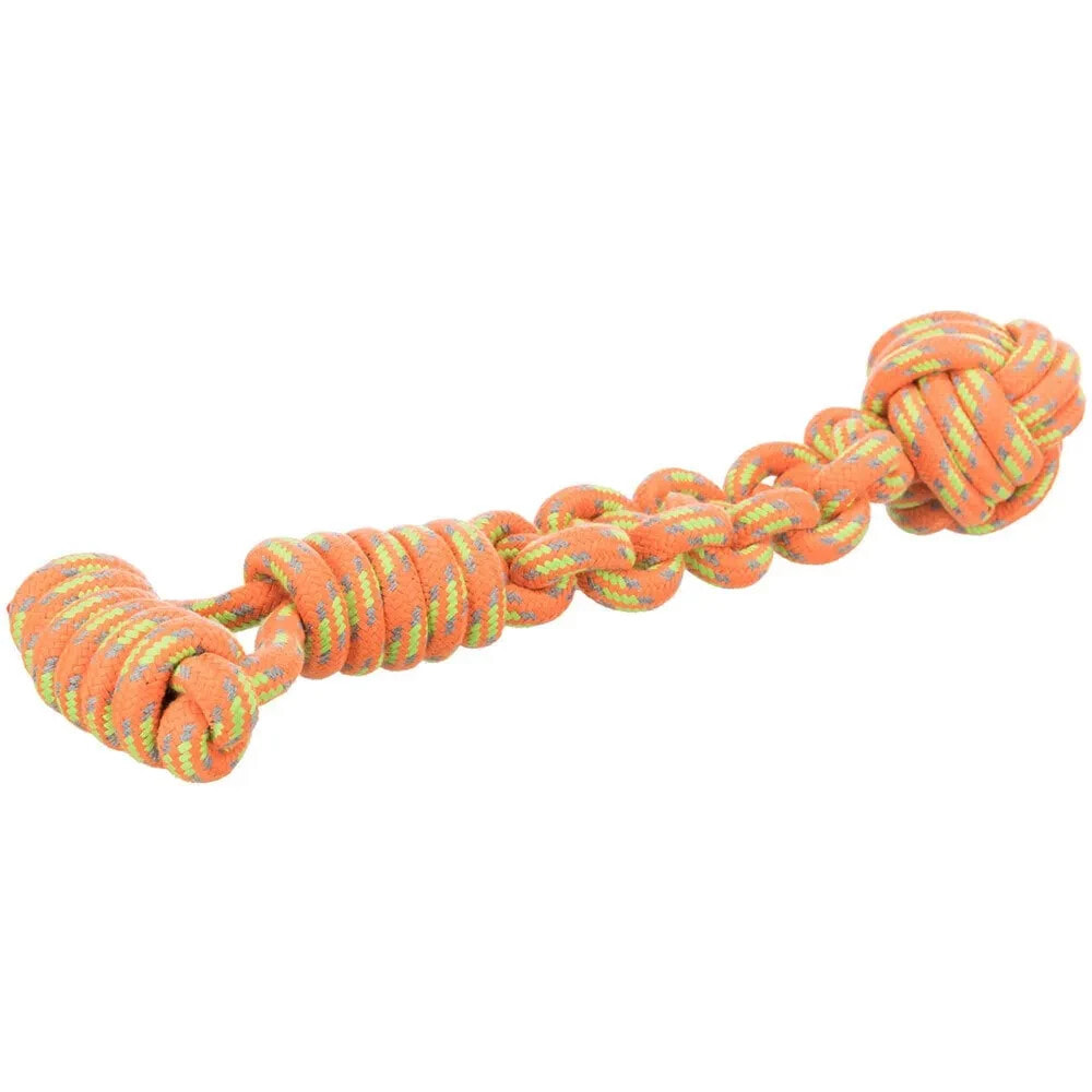 TRIXIE Knitted Ball Playing Rope Ø8x38 cm