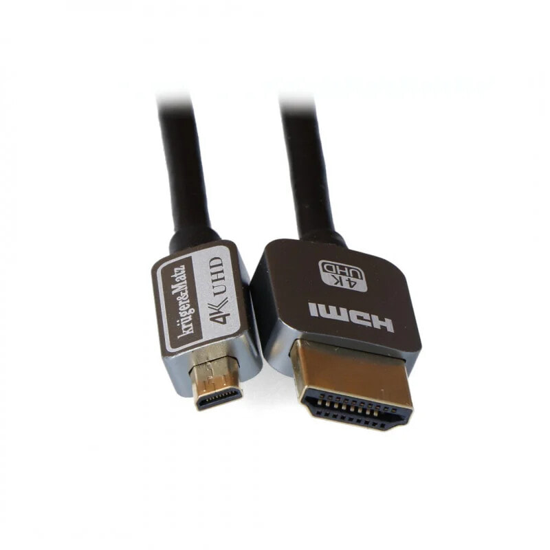 Kruger&Matz microHDMI - HDMI cable 3m