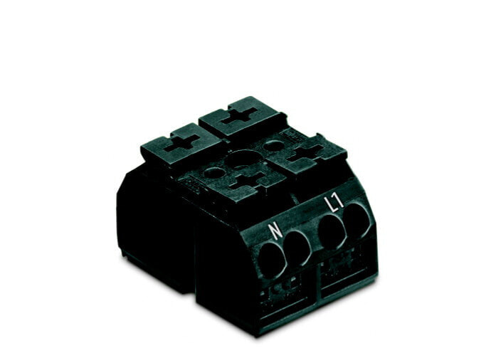 Wago 862-2532 клеммная коробка 2P Черный