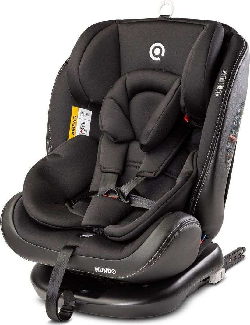 Fotelik samochodowy Caretero CARETERO FOTELIK MUNDO ISOFIX 0-36KG BLACK