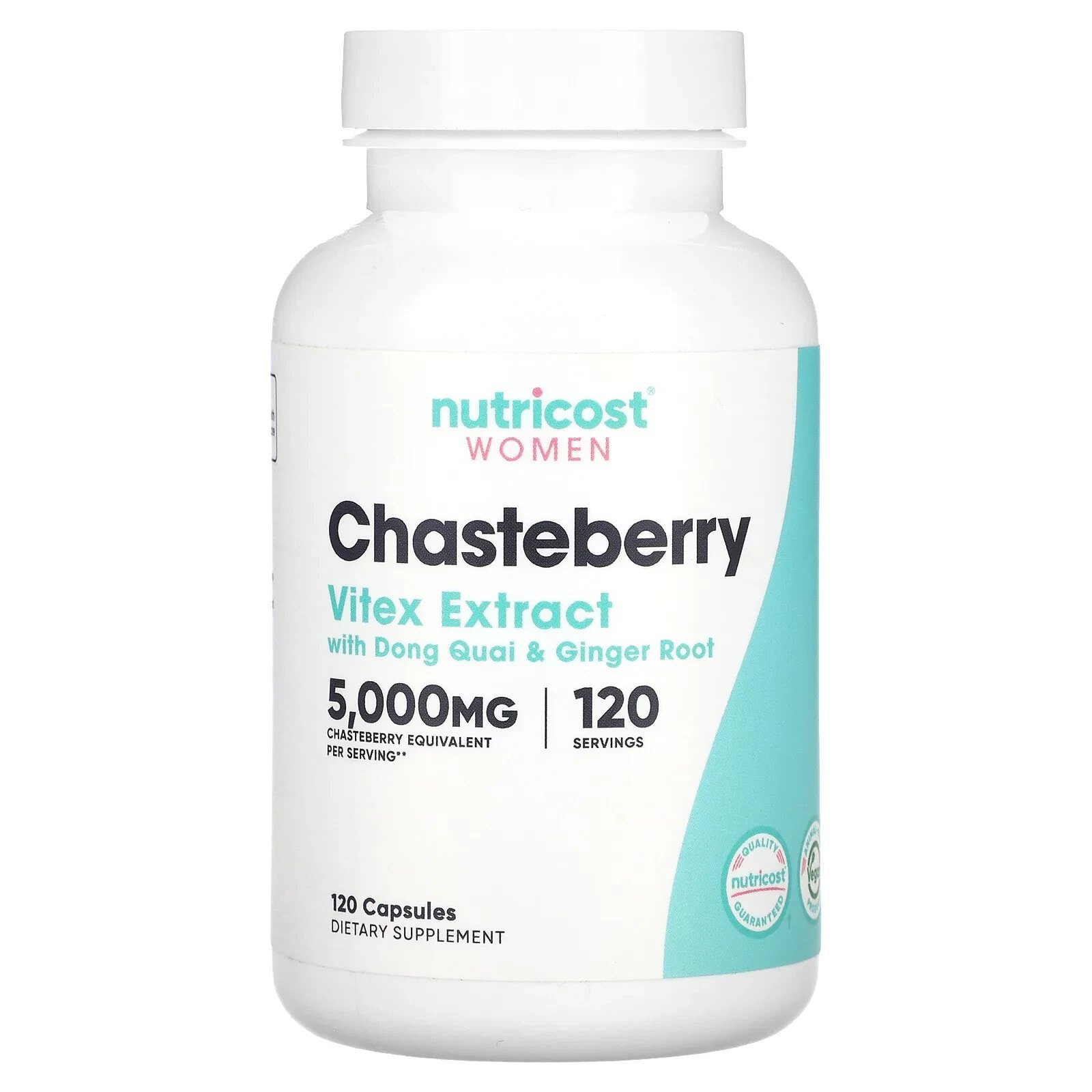 Women, Chasteberry with Dong Quai & Ginger Root, 5,000 mg, 120 Capsules