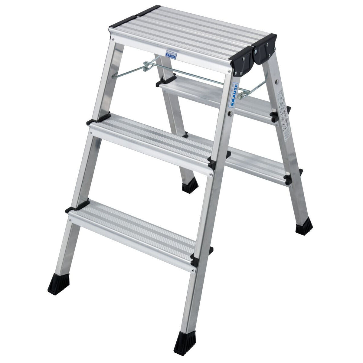 Folding ladder Krause 130068 Silver Aluminium