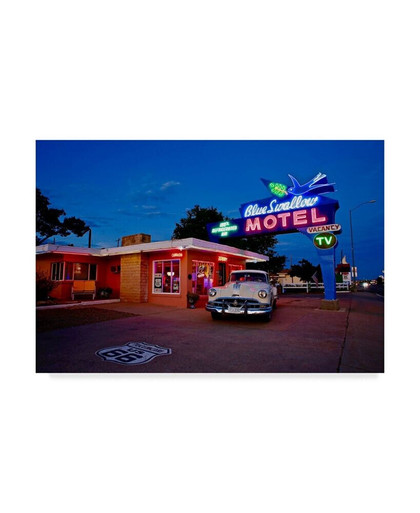 Trademark Global american School Blueswallow Motel Canvas Art - 37