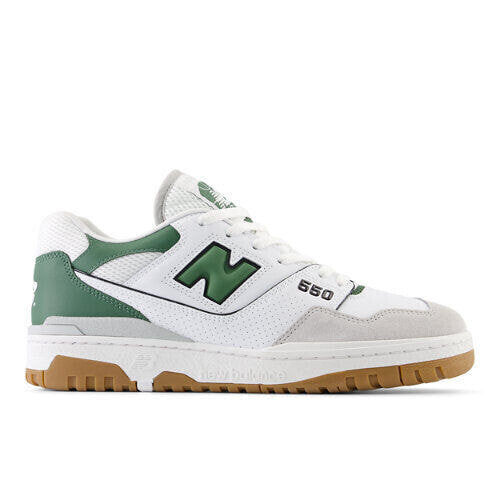 New Balance Unisex 550 White/Green/Grey Size M15 / W16.5 D