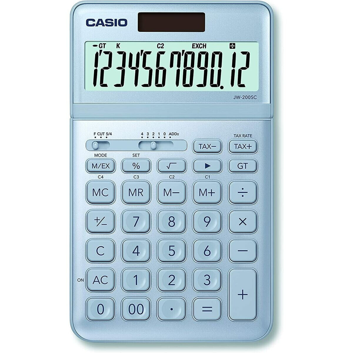 Calculator Casio JW-200SC-BU Blue Plastic