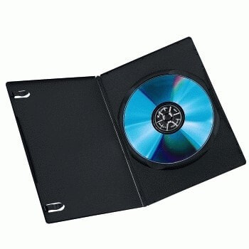 Hama DVD Slim Box 25, Black 1 диск (ов) Черный 00051182