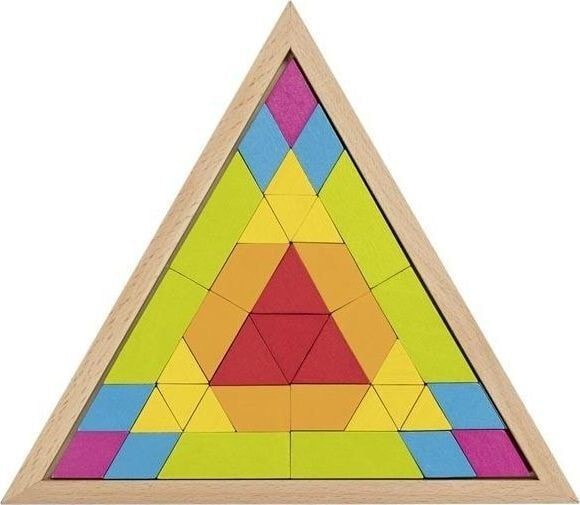 Треугольная мозаика Goki  для развития моторики и логики у ребенка