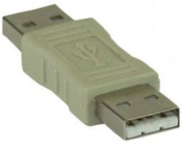 InLine 33441 кабельный разъем/переходник USB 2.0 A Бежевый
