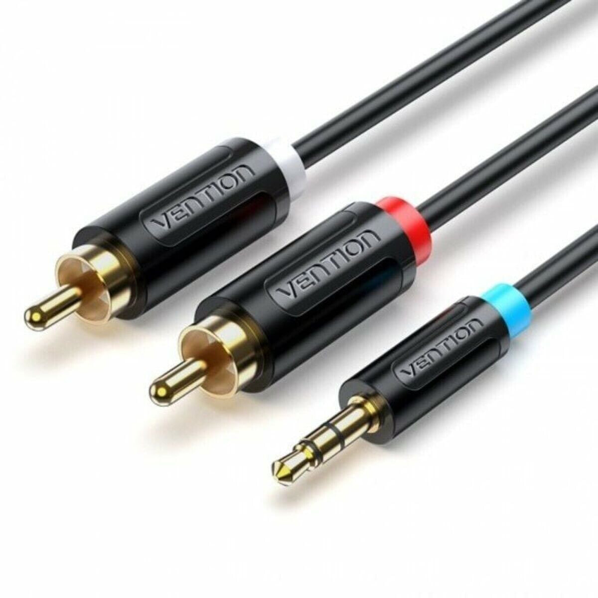 Vention BCLBF аудио кабель 1 m 3.5mm TRRS 2 x RCA Черный