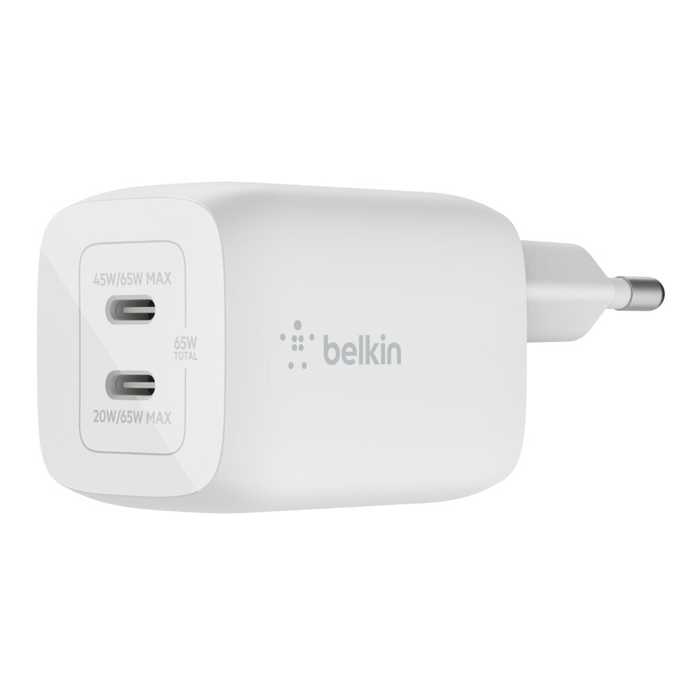 Belkin WCH013vfWH Ноутбук, Смартфон, Планшет Белый Кабель переменного тока Быстрая зарядка Для помещений WCH013VFWH