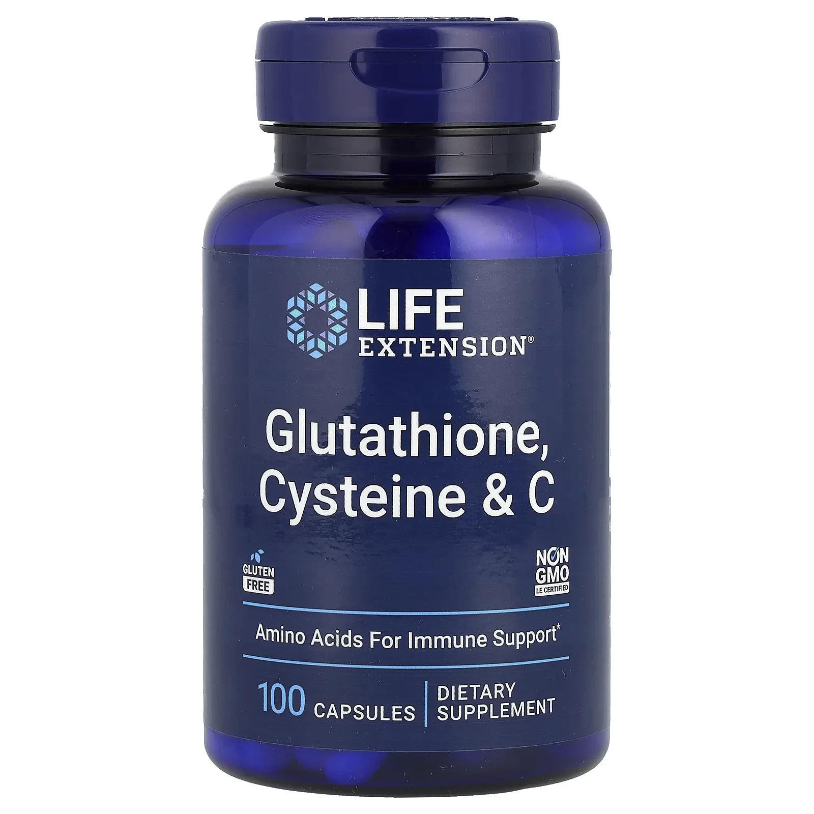 Glutathione, Cysteine & C, 100 Capsules