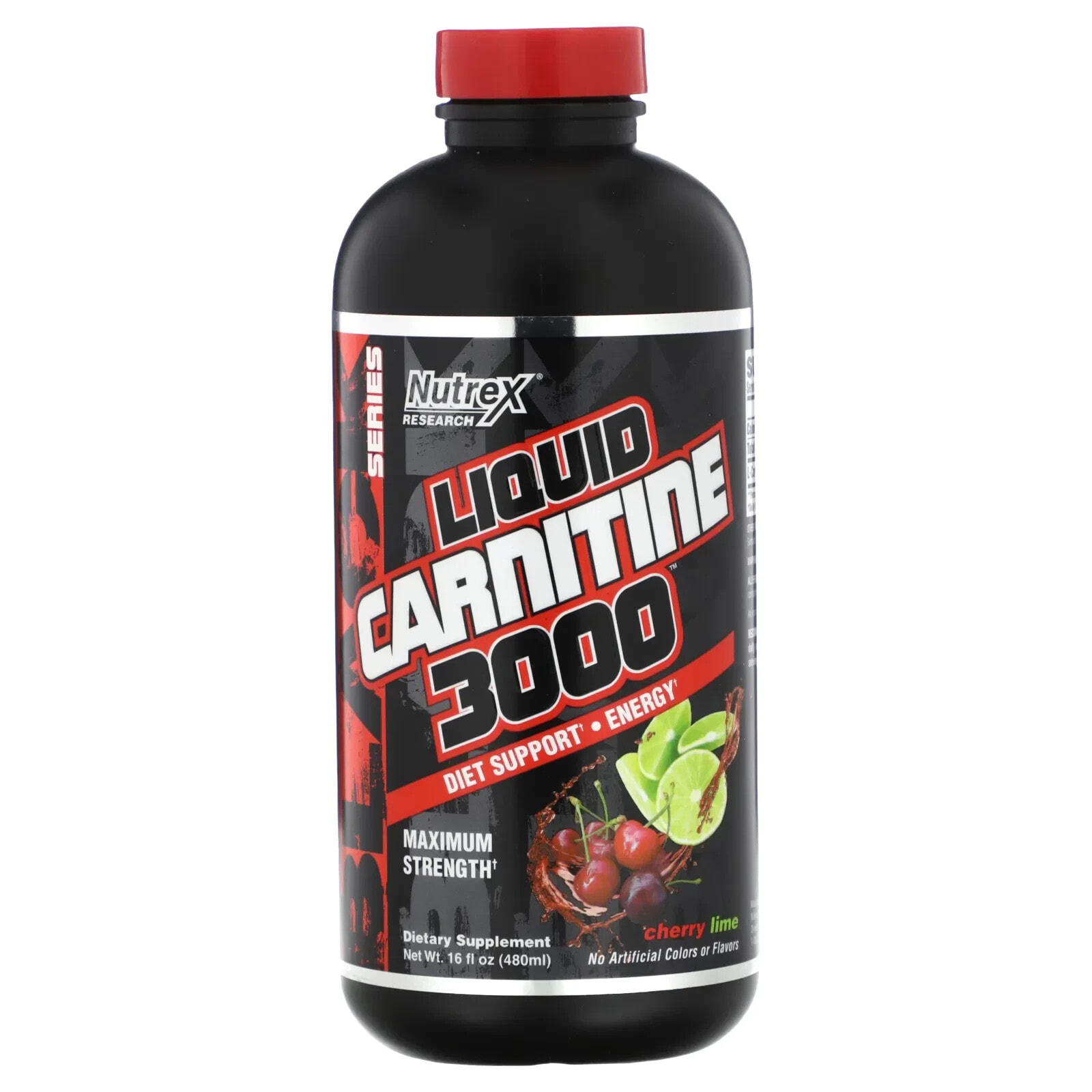Liquid Carnitine 3000, Green Apple, 16 fl oz (480 ml)