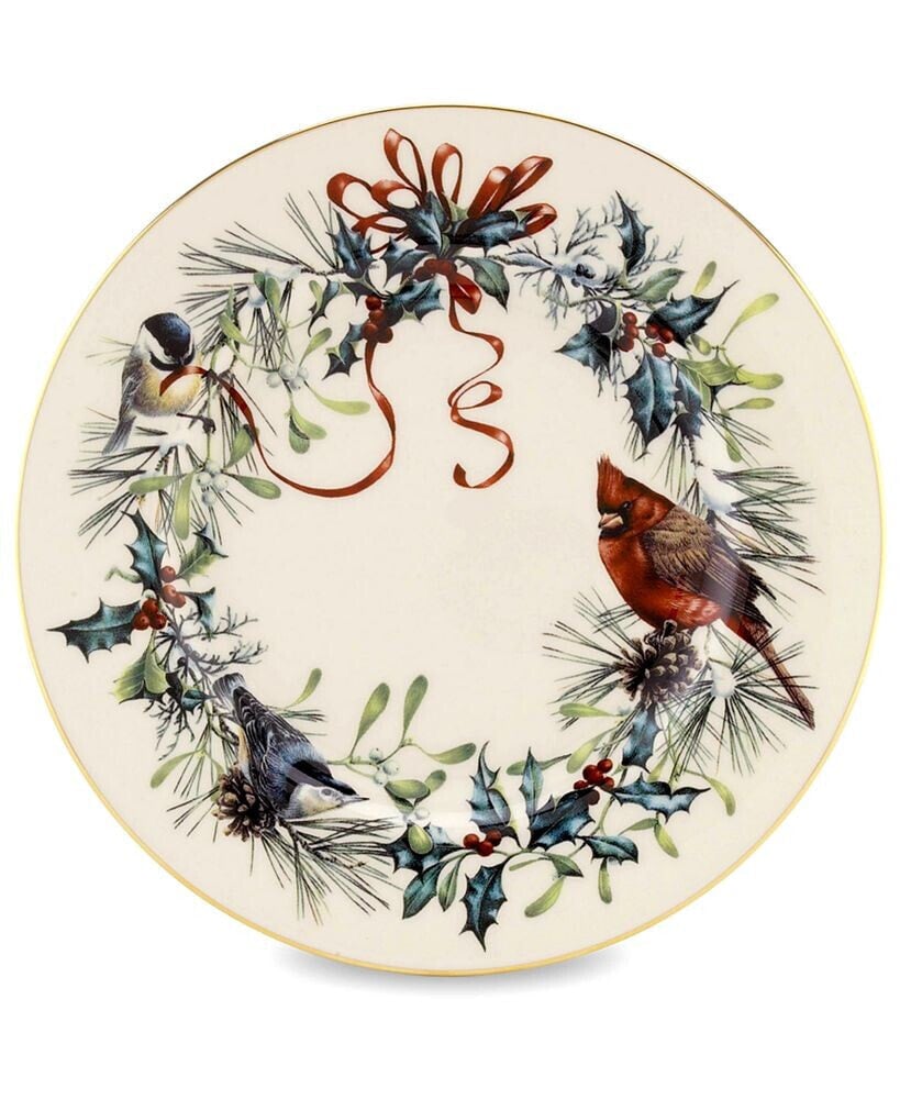 Lenox winter Greetings Salad Plate