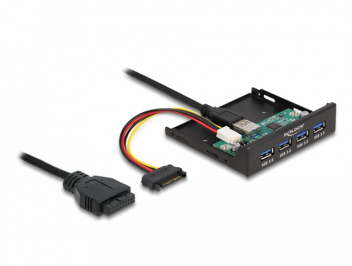 Interner 8.89cm 3.5Zoll USB 3.2 Gen 1 Hub 4 Port