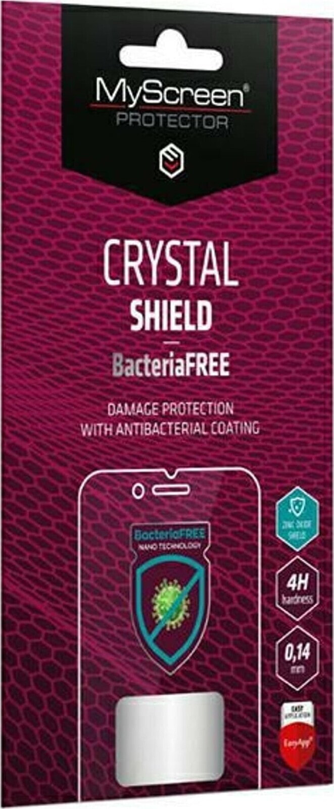 MyScreen Protector Samsung Galaxy A52 4G/5G/A52s 5G - Folia antybakteryjna MyScreen CRYSTAL SHIELD BacteriaFREE