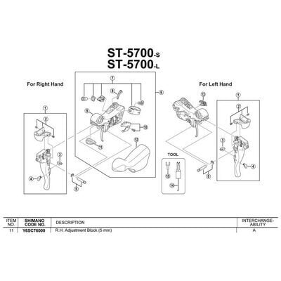 SHIMANO ST-6700 Left