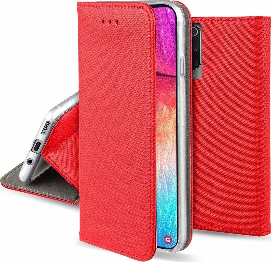 Etui Smart Magnet book Sam S21 FE czerwony/red