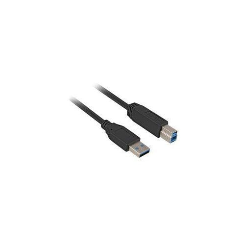 Sharkoon 3m, USB3.0-A/USB3.0-B USB кабель 3.2 Gen 1 (3.1 Gen 1) USB A USB B Черный 4044951015658