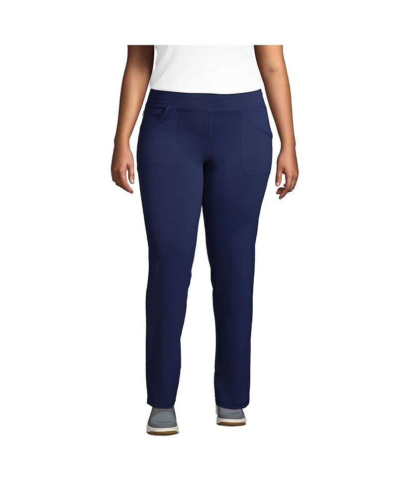 Plus Size Active 5 Pocket Pants Lands' End Размер: 1X купить в  интернет-магазине , женские брюки Lands' End