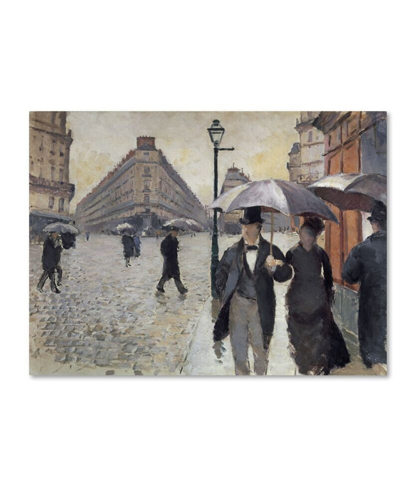 Trademark Global gustave Caillebotte 'Rainy Day in Paris' Canvas Art - 19